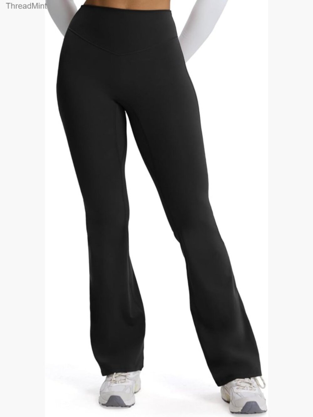 Flare Leggings with Hidden Scrunch Butt Lifting Wide Leg Yoga Pants 30/32/34